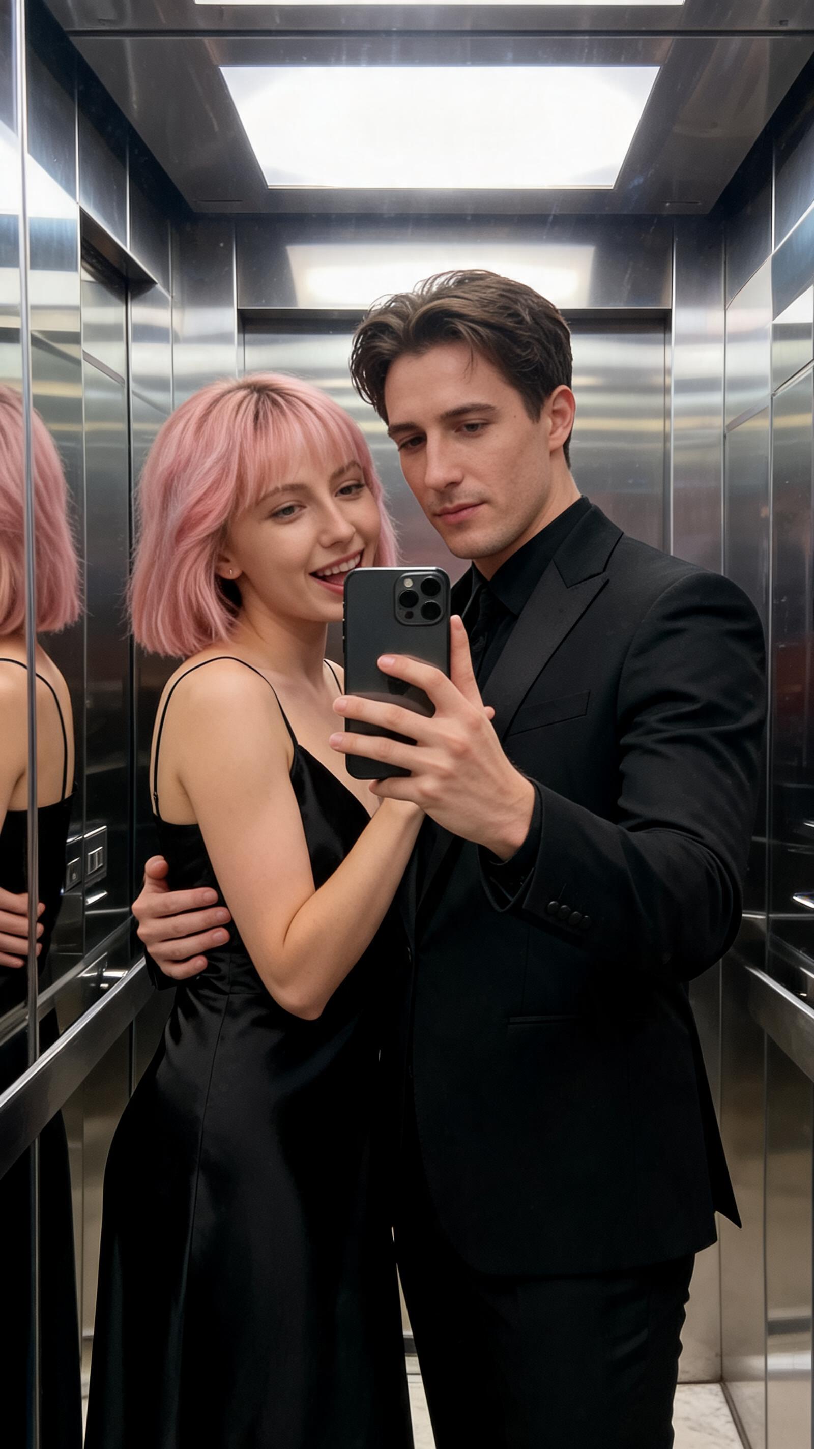 Create a Luxury Couple Mirror Selfie With AI
