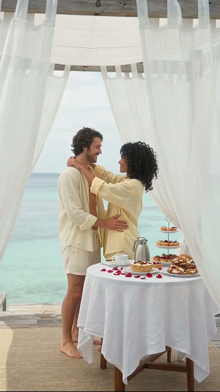 Rose Cabana Romance two-person example