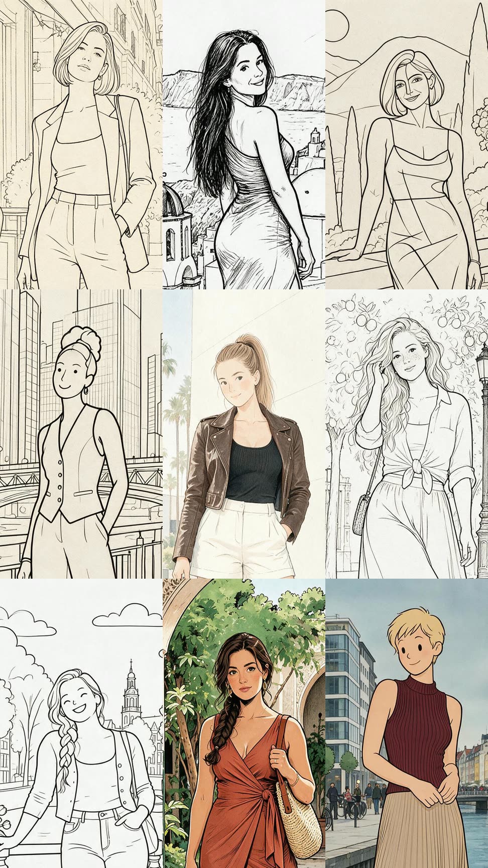 Comic Lines: 17 Photo Styles and Their Prompts
