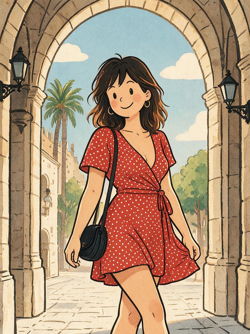 Showa Retro Commercial Cartoon — 3:4 effect example