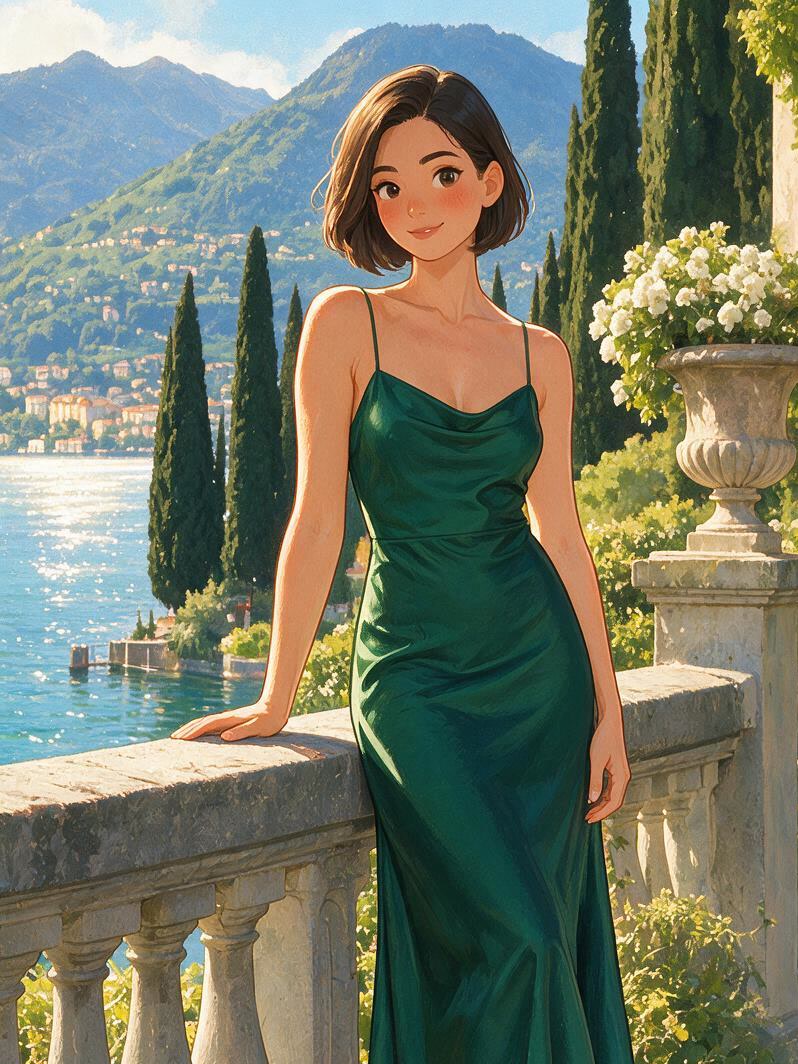 Cinematic Saturated Story Illustration — 3:4 effect example