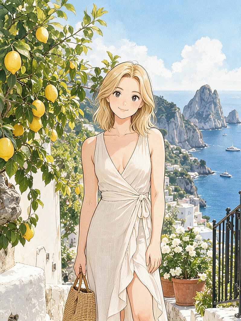 Clean Young-Lifestyle Manga Line — 3:4 effect example