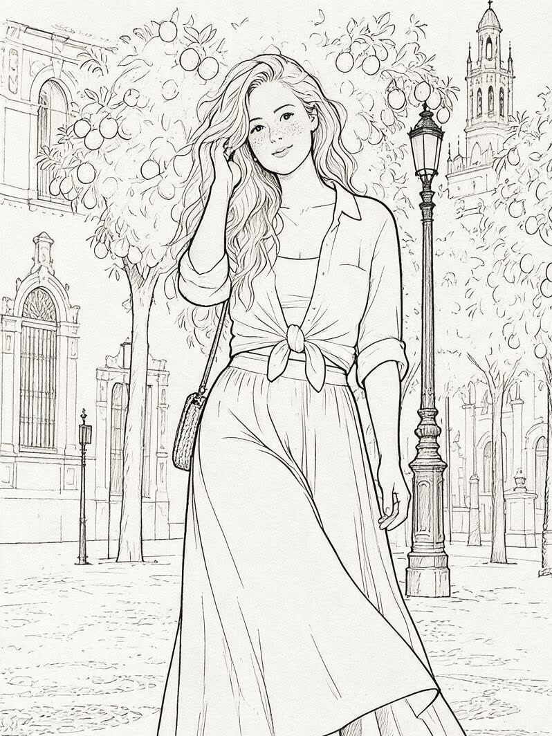 Conceptual Line Drawing — 3:4 effect example
