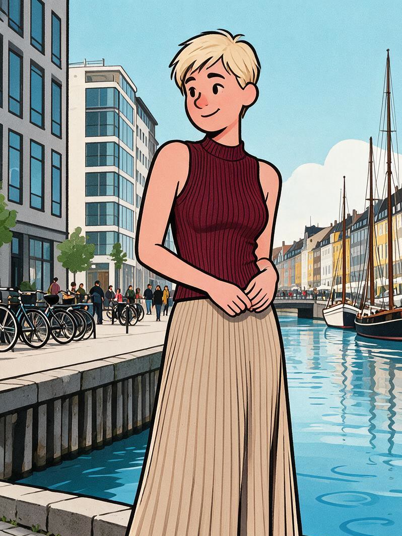 Bold Retro Advertising Cartoon — 3:4 effect example