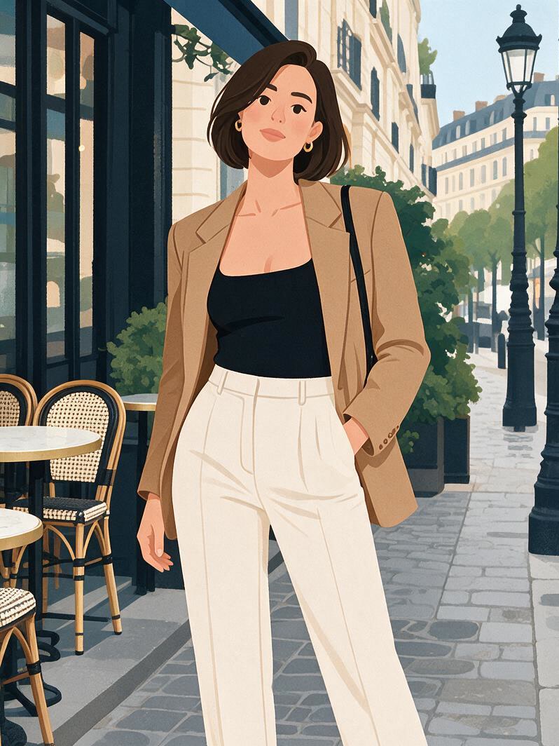 Flat Everyday Women Lifestyle — 3:4 effect example