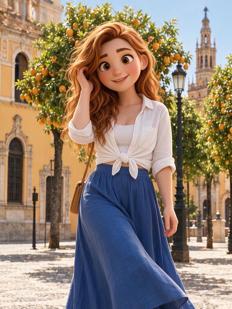 Stylized 3D Cartoon Personality — 3:4 effect example